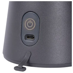 LA DONNA - Oplaadbare Tafellamp Binnen/Buiten - Accu/Batterij - Ø 19,7 cm - LED 3 StepDim - 1x2W 2700K - IP54 - Antraciet*Lucide New
