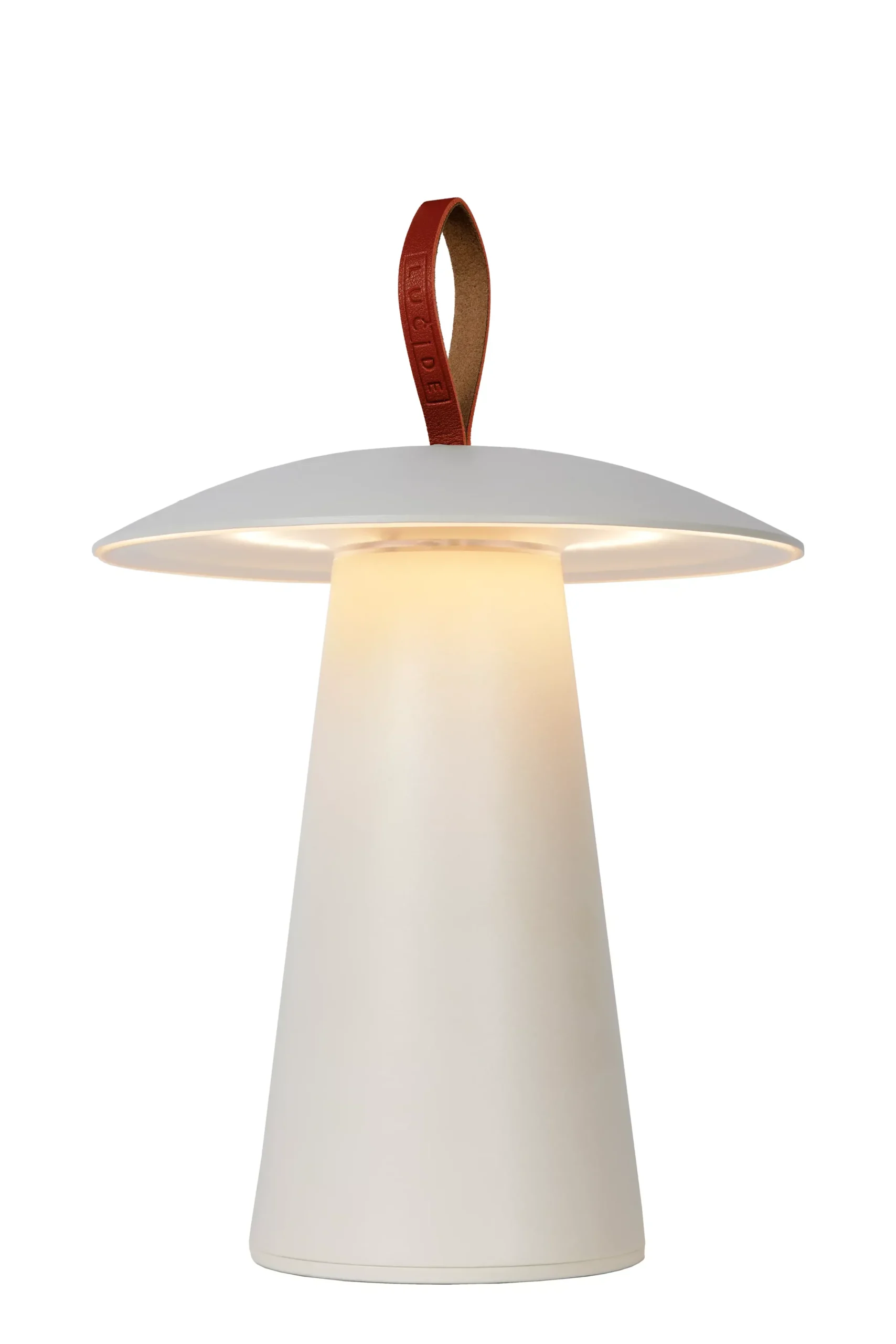 LA DONNA - Oplaadbare Tafellamp Binnen/Buiten - Accu/Batterij - Ø 19,7 cm - LED 3 StepDim - 1x2W 2700K - IP54 - Wit*Lucide Clearance