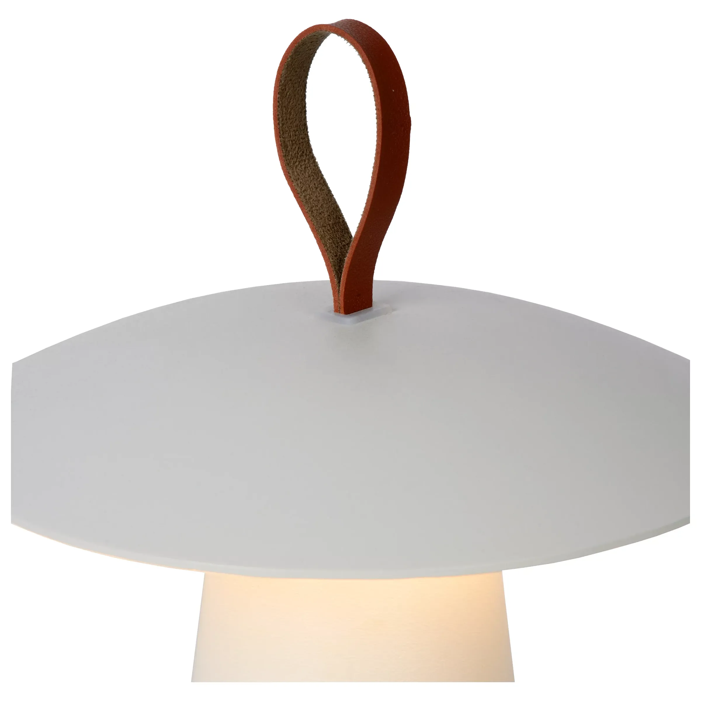 LA DONNA - Oplaadbare Tafellamp Binnen/Buiten - Accu/Batterij - Ø 19,7 cm - LED 3 StepDim - 1x2W 2700K - IP54 - Wit*Lucide Clearance