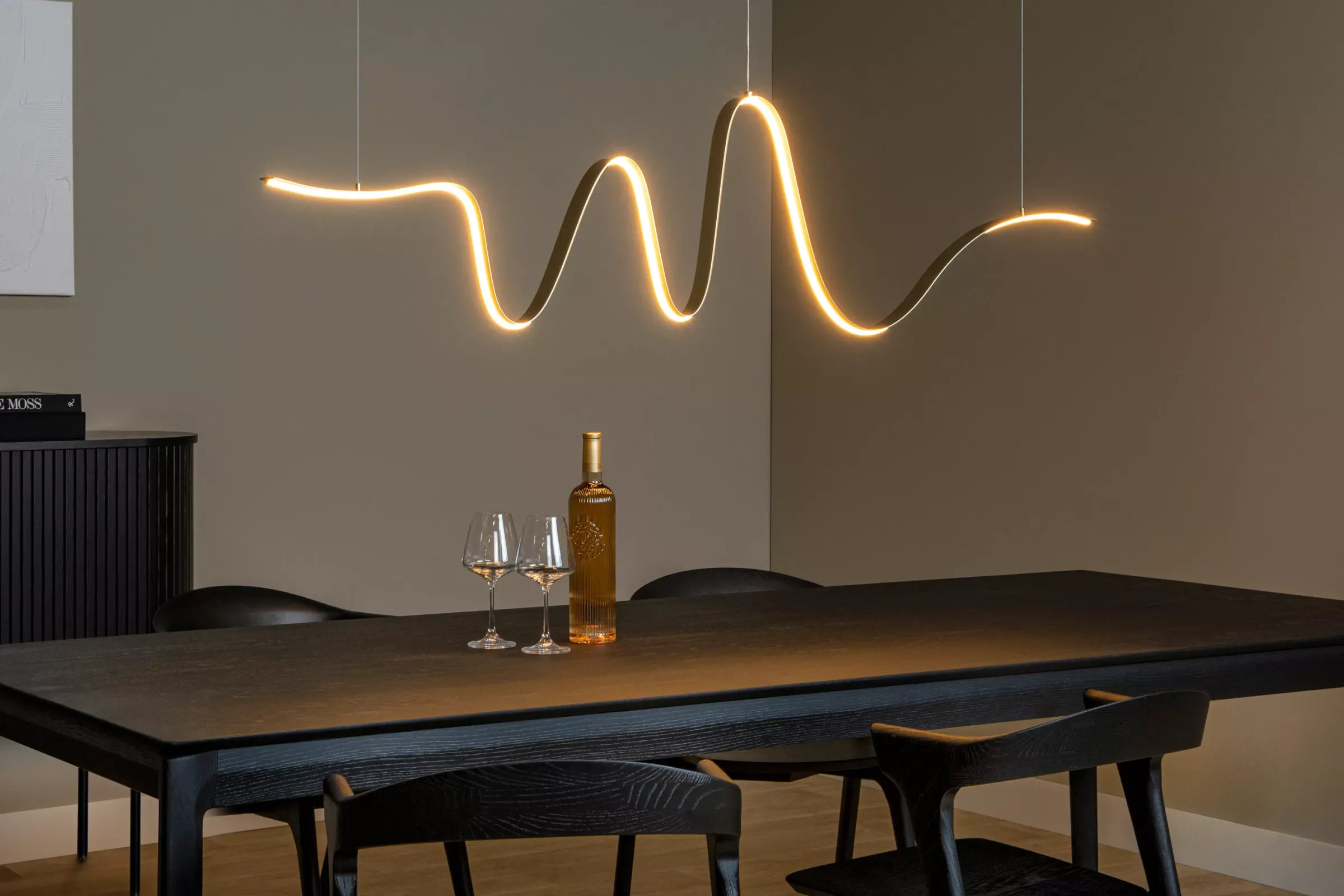 LAMBADA - Hanglamp - LED Dimb. - 1x33W 2700K/3200K - Mat Goud / Messing*Lucide Outlet