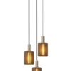 LAMBRES - Hanglamp - 3xE27 - Taupe*Lucide Cheap