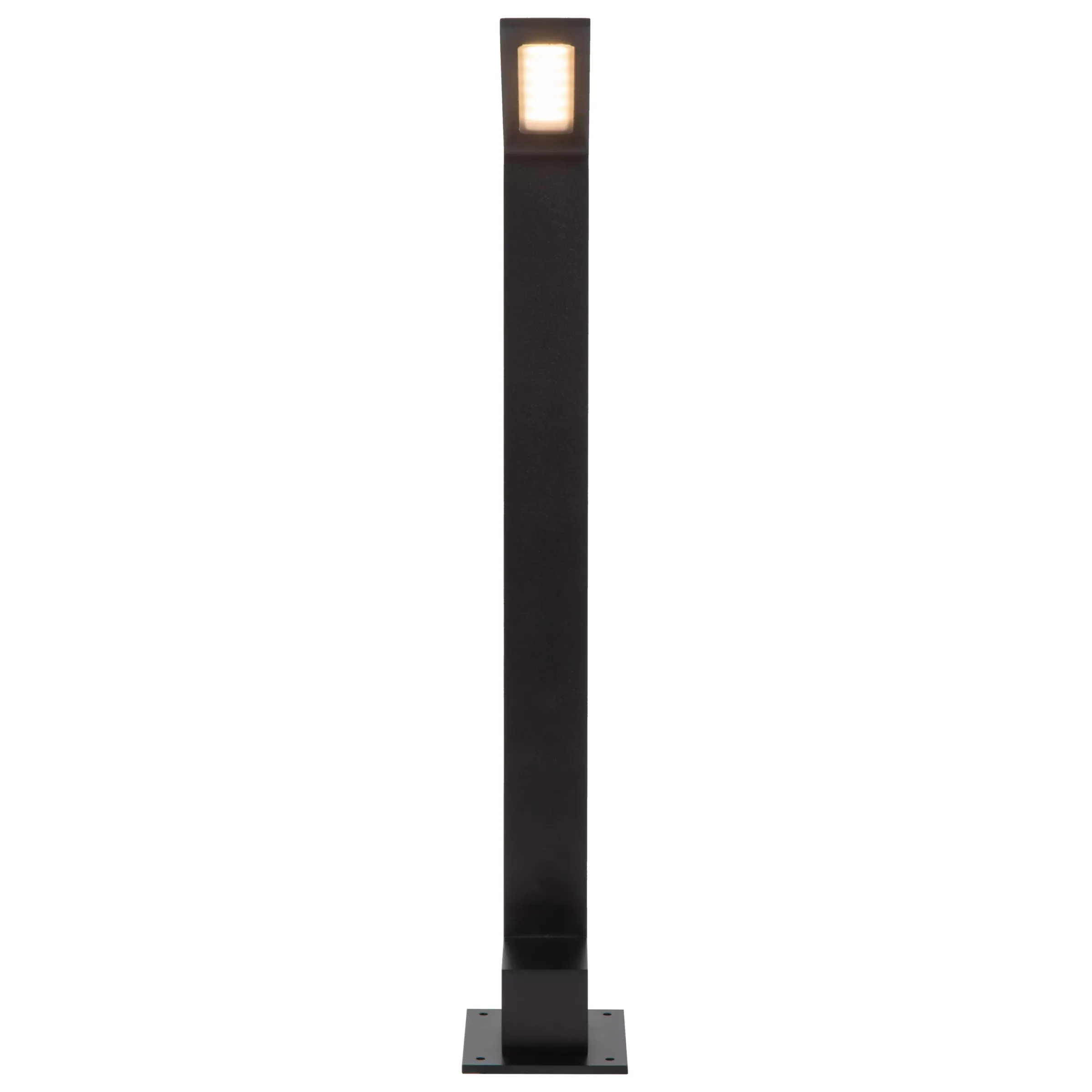 LAWFORD - Sokkellamp - LED - 1x6W 3000K - IP54 - Zwart*Lucide Shop