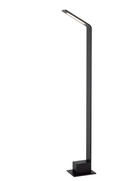 LAWFORD - Sokkellamp - LED - 1x6W 3000K - IP54 - Zwart*Lucide Store