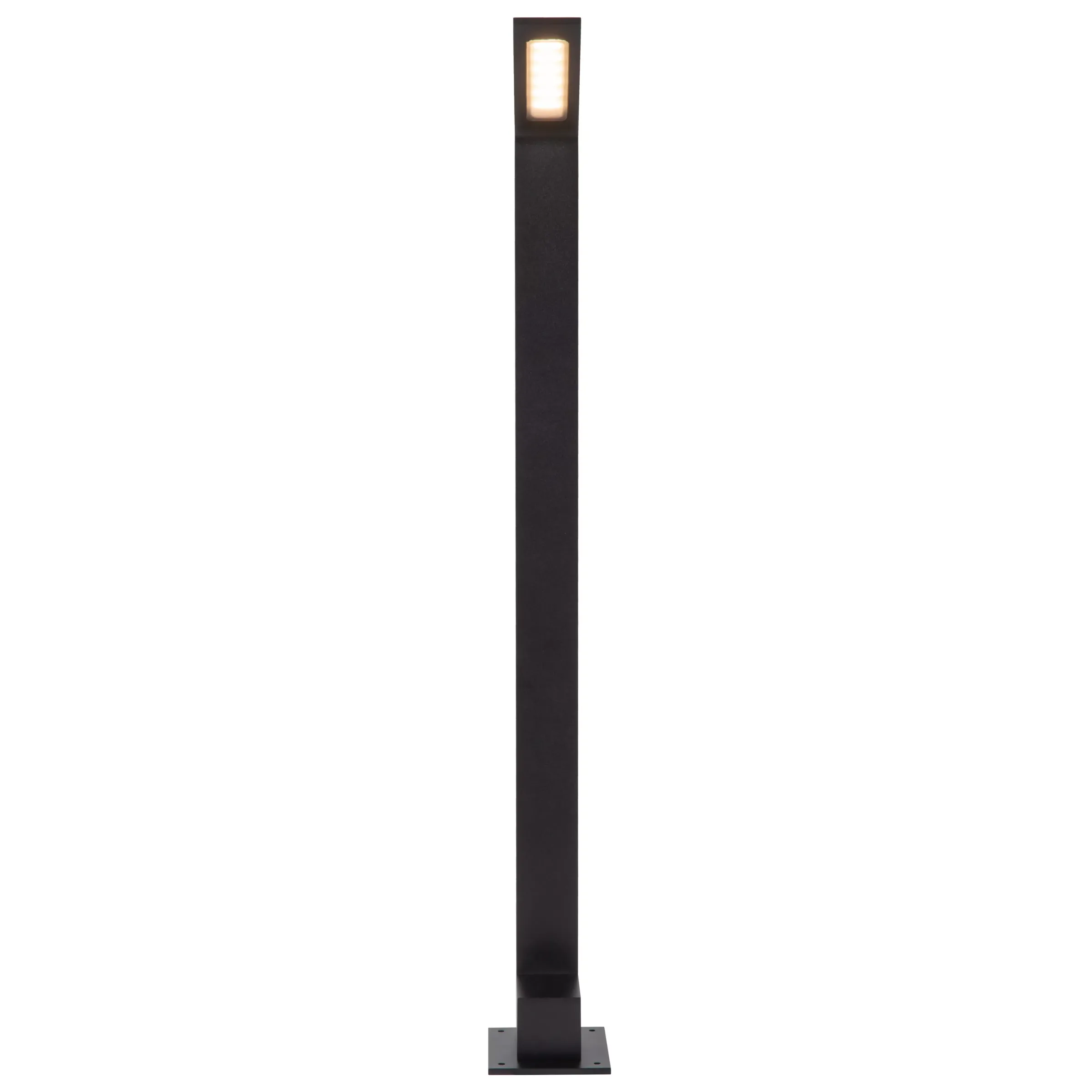 LAWFORD - Sokkellamp - LED - 1x6W 3000K - IP54 - Zwart*Lucide Store