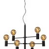 LEANNE - Hanglamp - 6xE27 - Zwart*Lucide Fashion