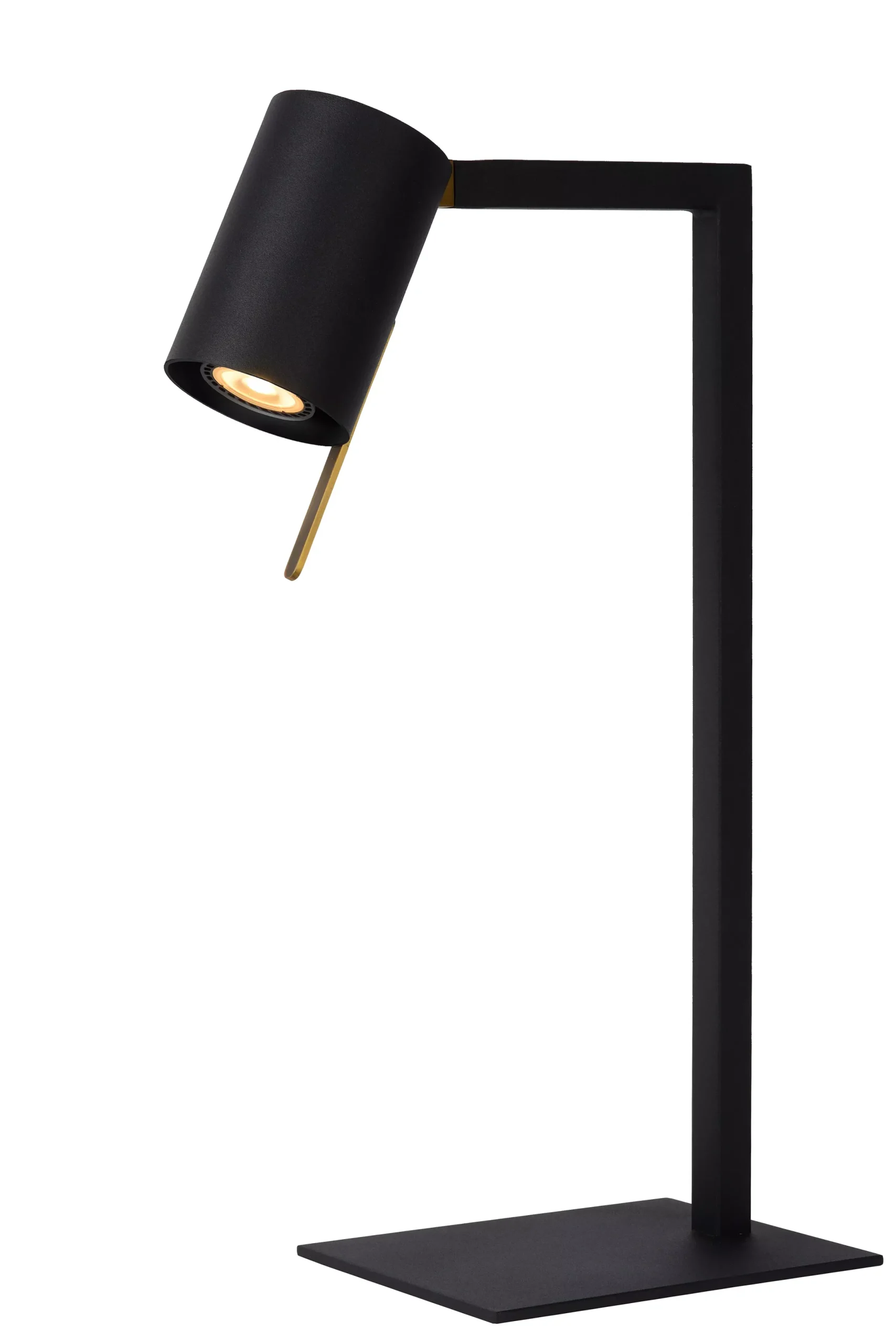 LESLEY - Bureaulamp - 1xGU10 - Zwart*Lucide Hot