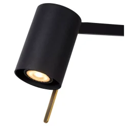 LESLEY - Bureaulamp - 1xGU10 - Zwart*Lucide Hot