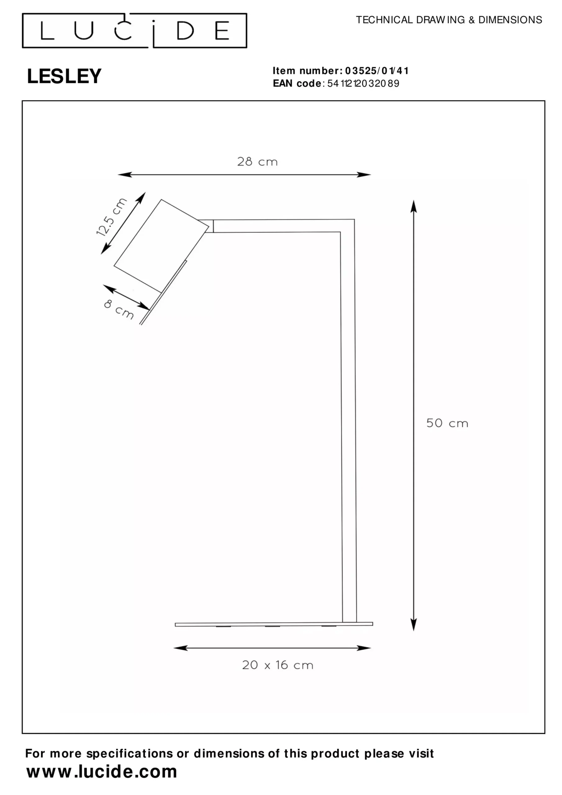 LESLEY - Bureaulamp - 1xGU10 - Taupe*Lucide Sale