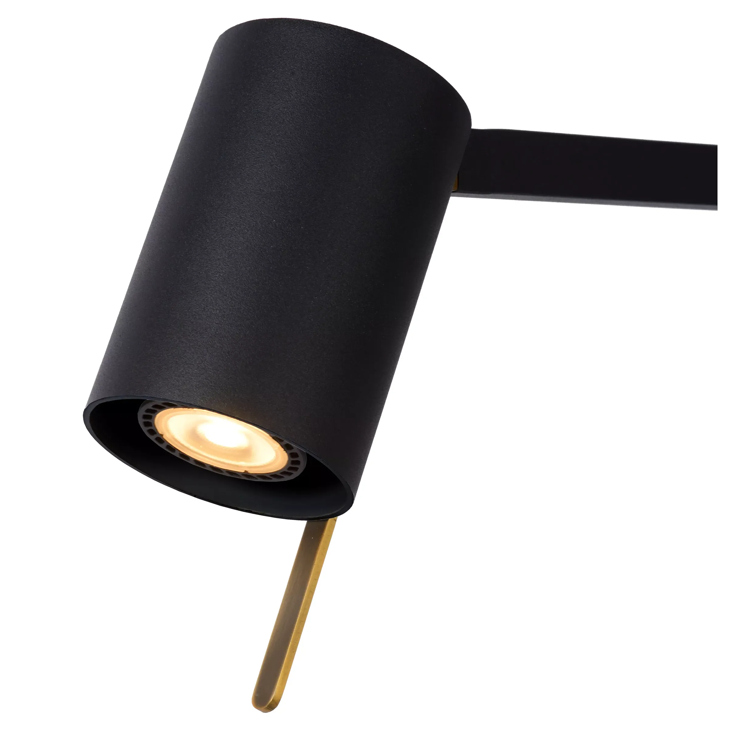 LESLEY - Leeslamp - 1xGU10 - Zwart*Lucide Best