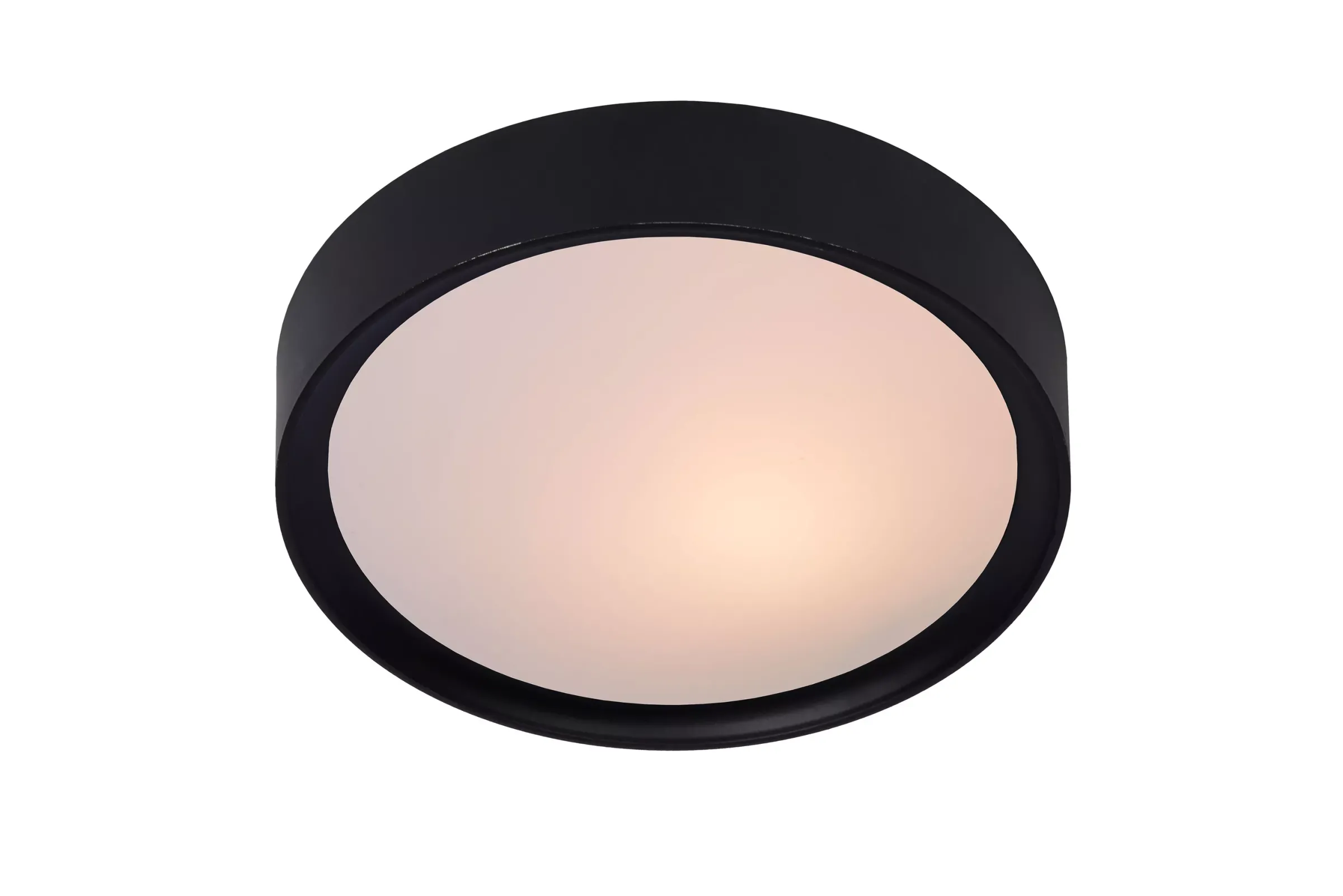 LEX - Plafonnière - Ø 25 cm - 1xE27 - Zwart*Lucide Outlet