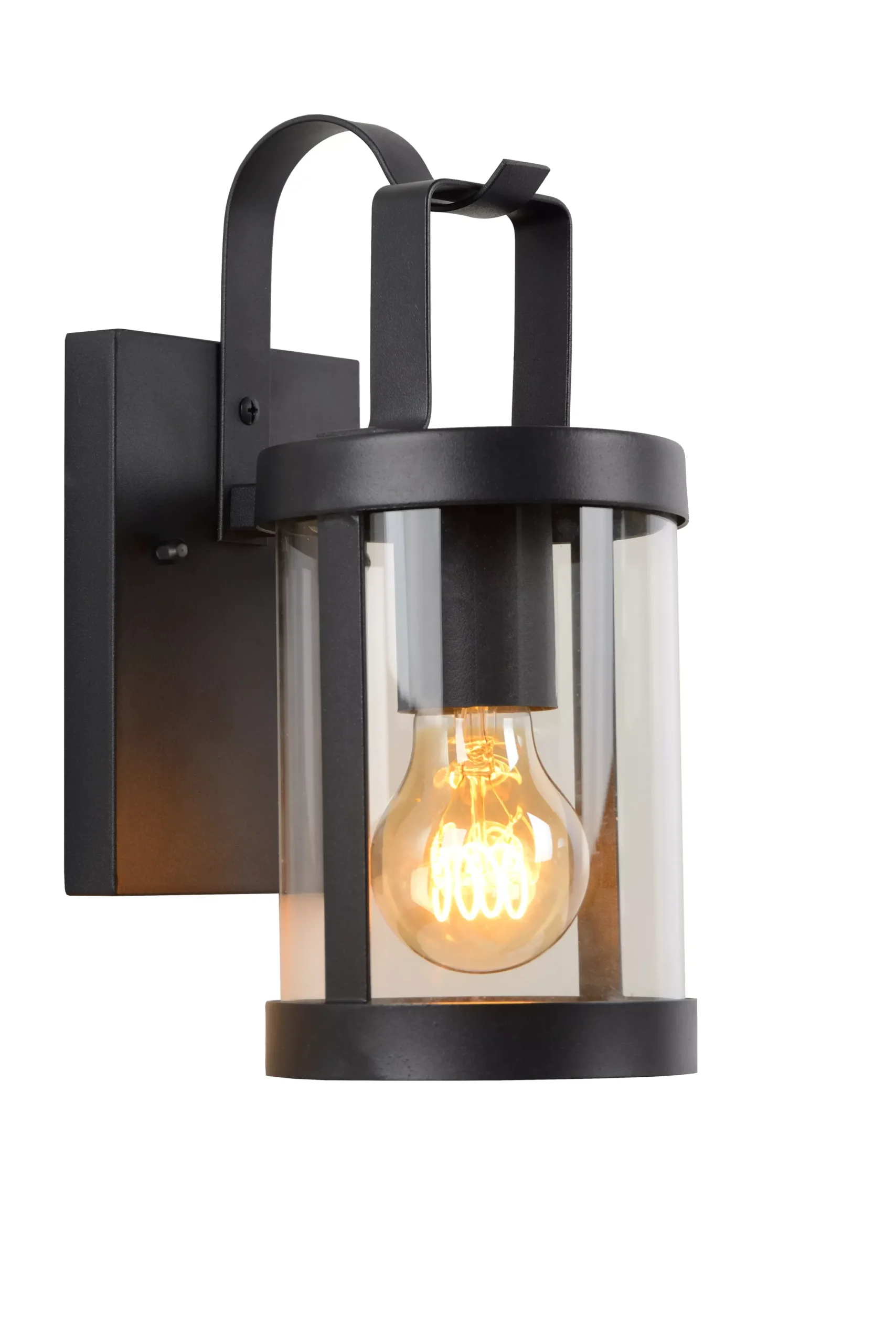 LINDELO - Wandlamp Binnen/Buiten - 1xE27 - IP23 - Zwart*Lucide Flash Sale