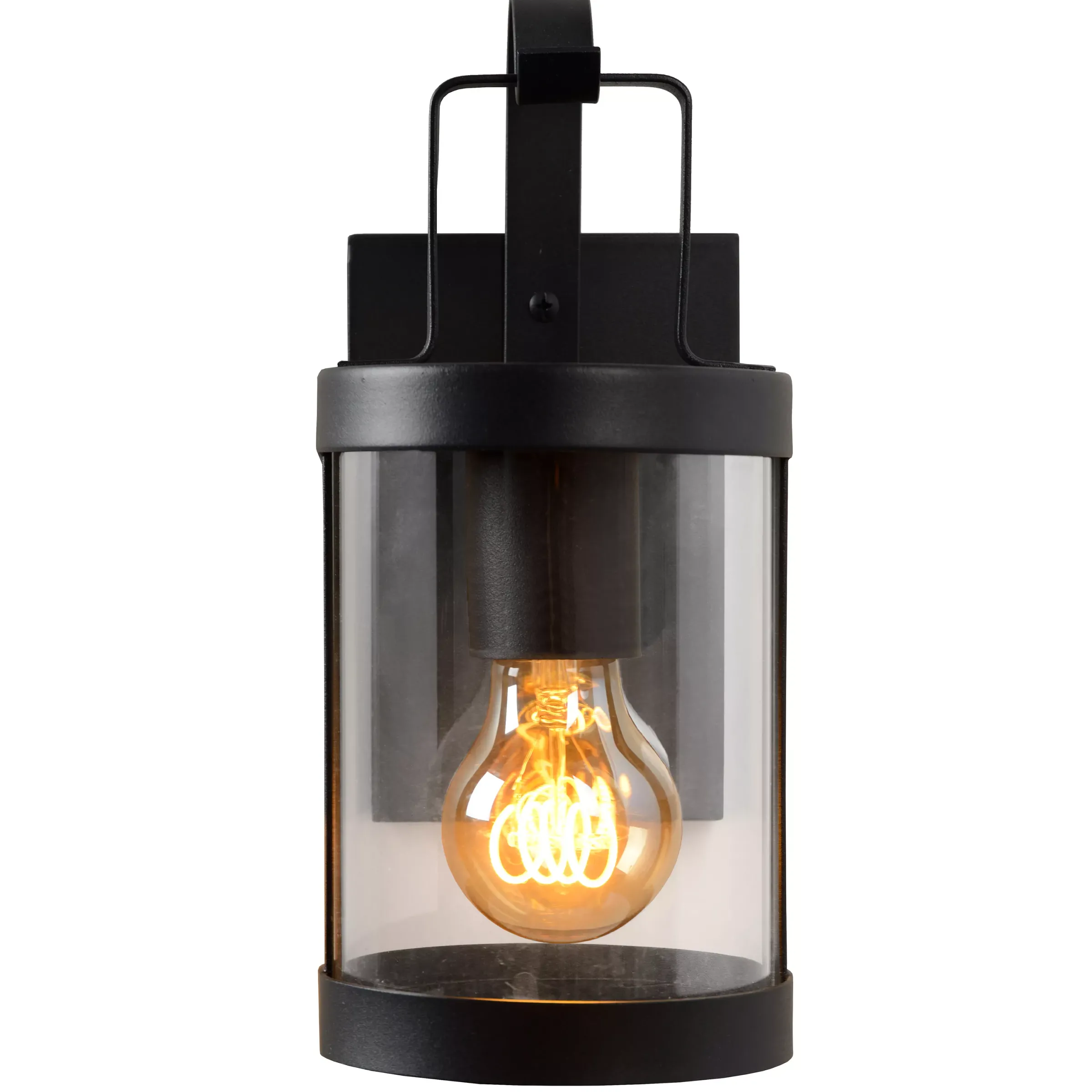 LINDELO - Wandlamp Binnen/Buiten - 1xE27 - IP23 - Zwart*Lucide Flash Sale