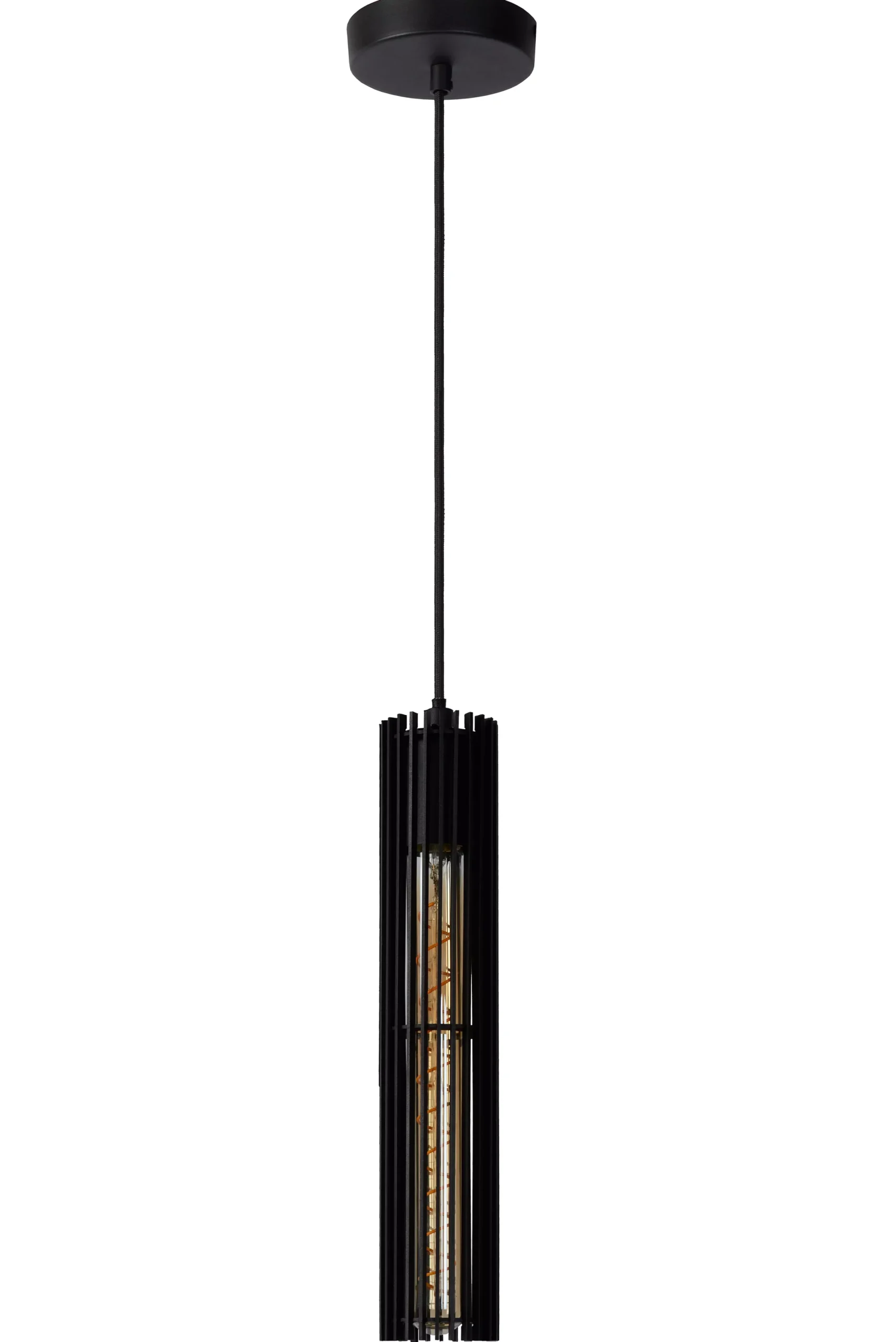 LIONEL - Hanglamp - Ø 6,5 cm - 1xE27 - Zwart*Lucide Store