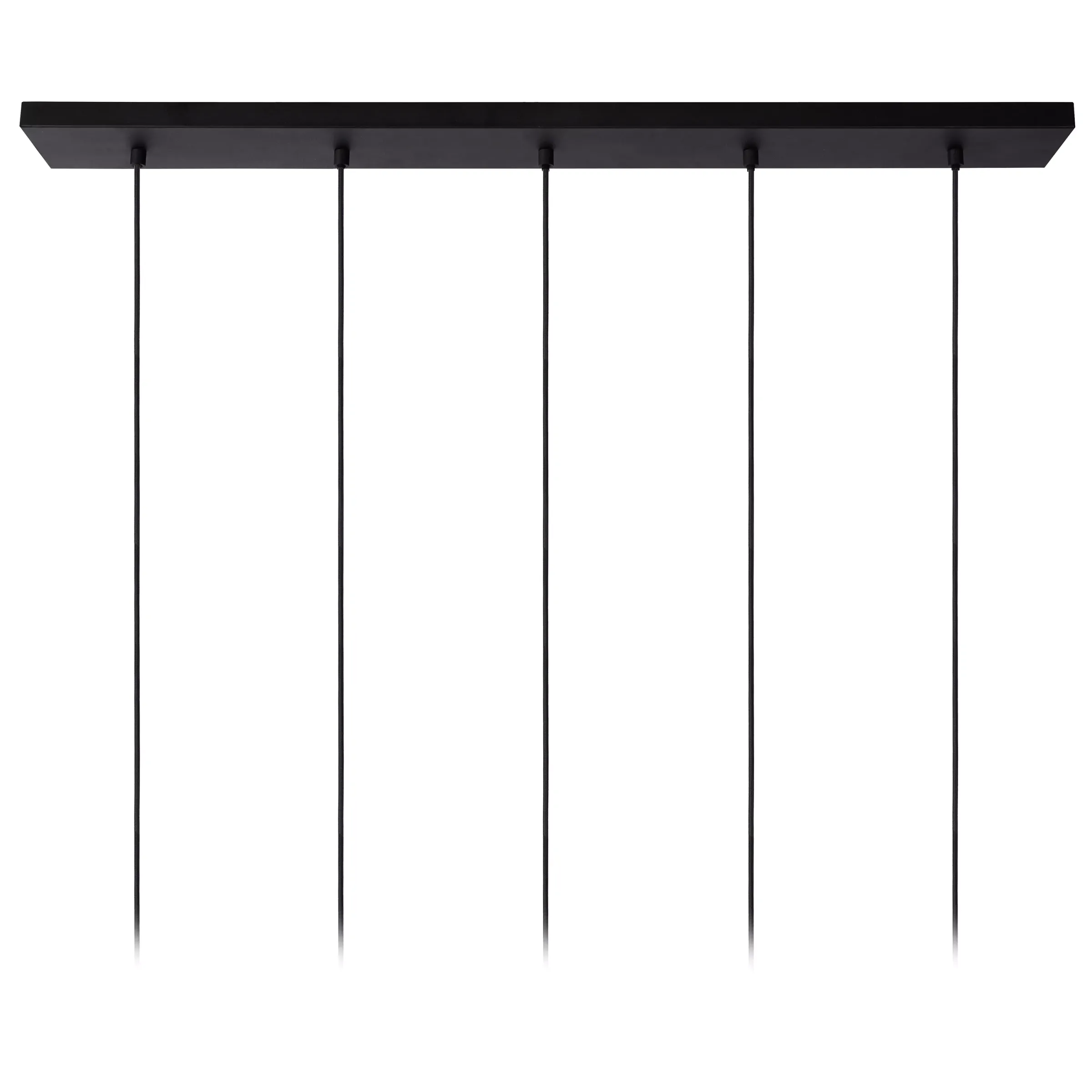 LIONEL - Hanglamp - 5xE27 - Zwart*Lucide Store