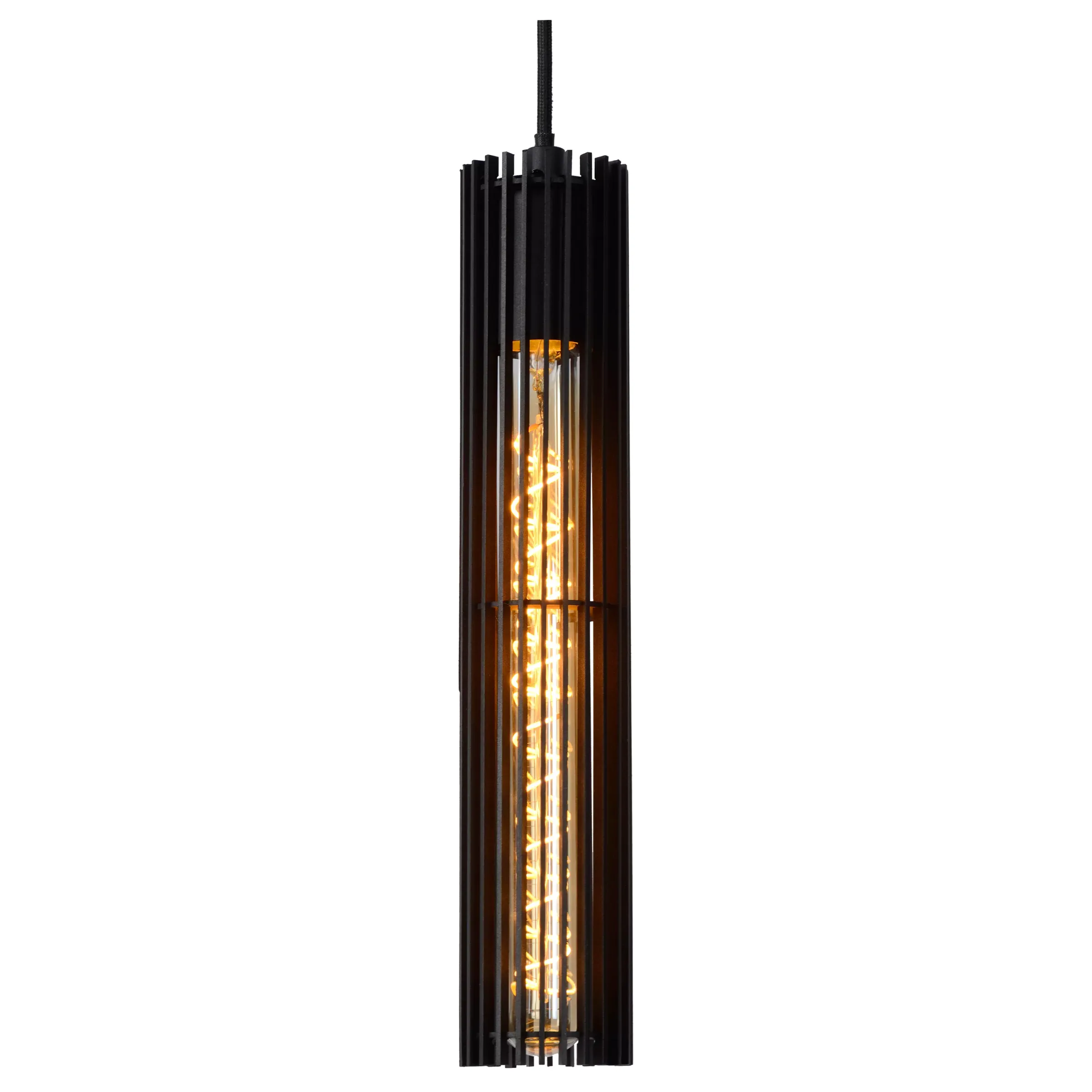 LIONEL - Hanglamp - 5xE27 - Zwart*Lucide Store