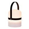 LITTLE JOE - Oplaadbare Tafellamp Binnen/Buiten - Accu/Batterij - Ø 10 cm - LED Dim to warm - 1x0,3W 2800K/3200K - IP44 - Zwart*Lucide Best Sale