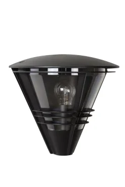 LIVIA - Wandlamp Binnen/Buiten - 1xE27 - IP44 - Zwart*Lucide Shop