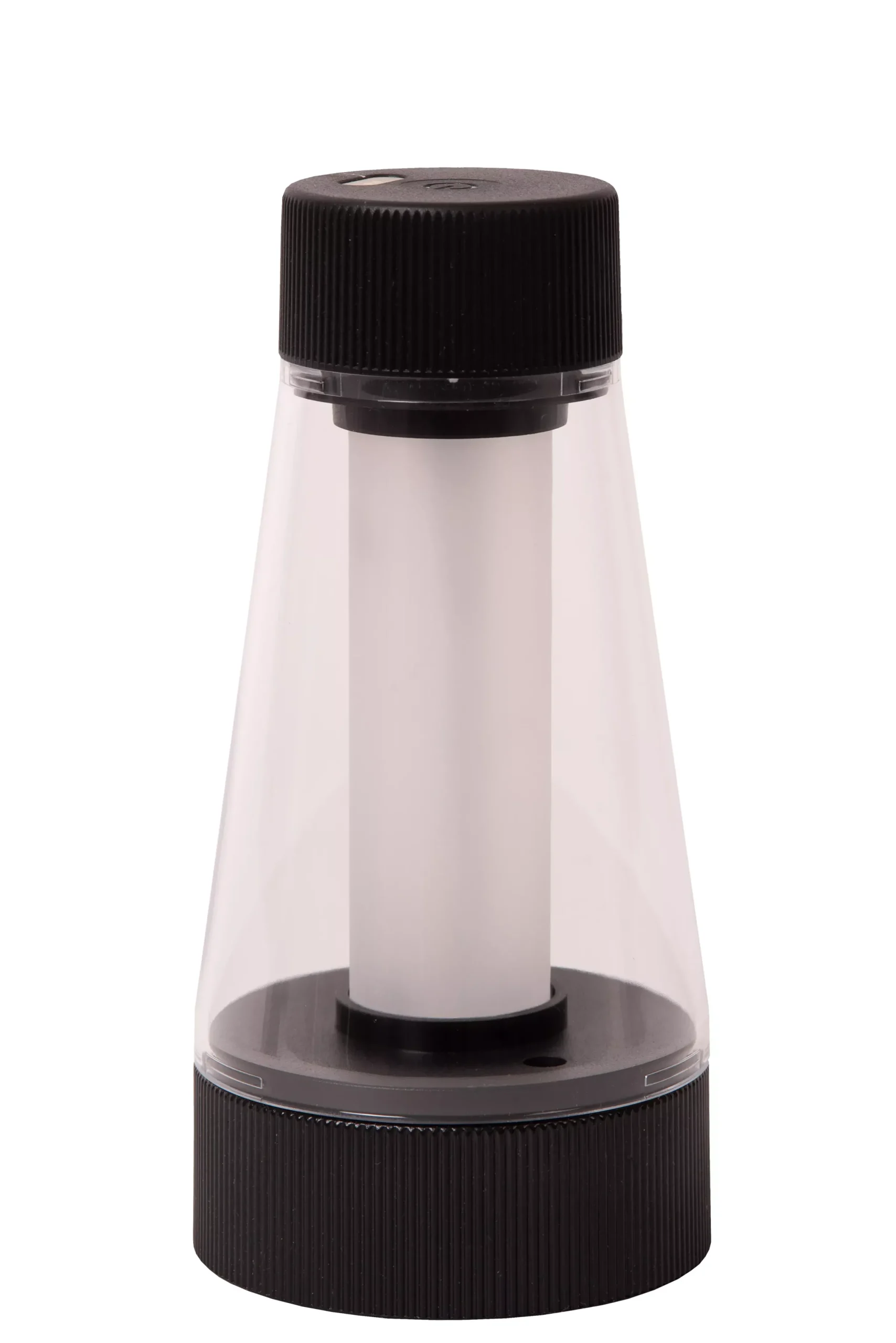 LORALI - Oplaadbare Tafellamp Binnen/Buiten - Accu/Batterij - Ø 7,7 cm - LED Dimb. - IP44 - Zwart*Lucide Store