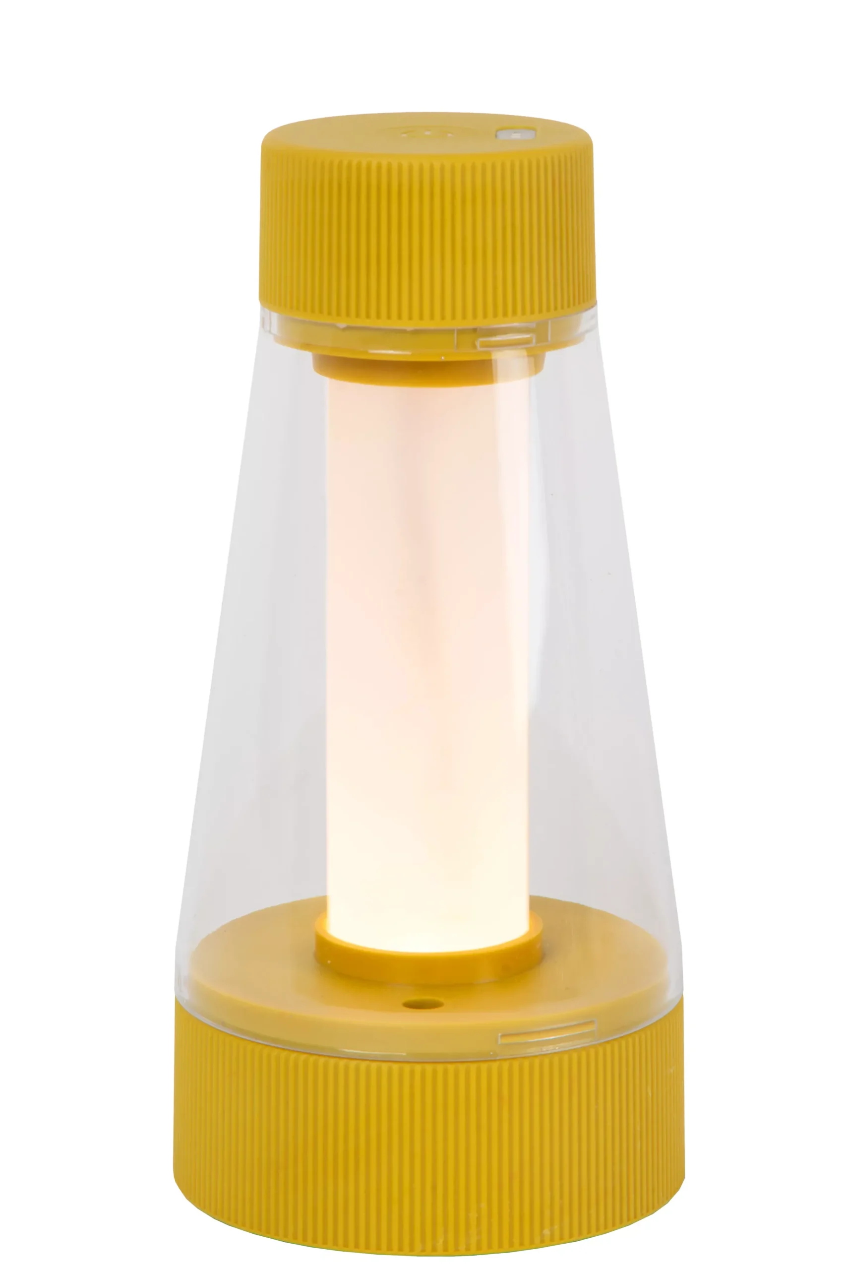 LORALI - Oplaadbare Tafellamp Binnen/Buiten - Accu/Batterij - Ø 7,7 cm - LED Dimb. - IP44 - Okergeel*Lucide Cheap