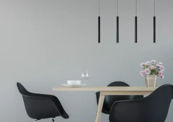 LORENZ - Hanglamp - LED Dimb. - 4x4W 3000K - Zwart*Lucide Hot