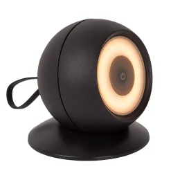 LUNEX - Oplaadbare Wandlamp Binnen/Buiten - Accu/Batterij - LED Dimb. - 1x2W 3000K - IP54 - Magnetisch - Zwart*Lucide Online