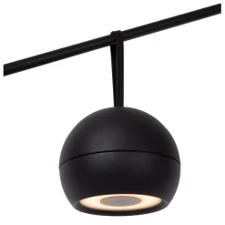 LUNEX - Oplaadbare Wandlamp Binnen/Buiten - Accu/Batterij - LED Dimb. - 1x2W 3000K - IP54 - Magnetisch - Zwart*Lucide Online