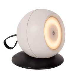 LUNEX - Oplaadbare Wandlamp Binnen/Buiten - Accu/Batterij - LED Dimb. - 1x2W 3000K - IP54 - Magnetisch - Wit*Lucide Store
