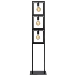 LUUK - Vloerlamp - 3xE27 - Zwart*Lucide Online
