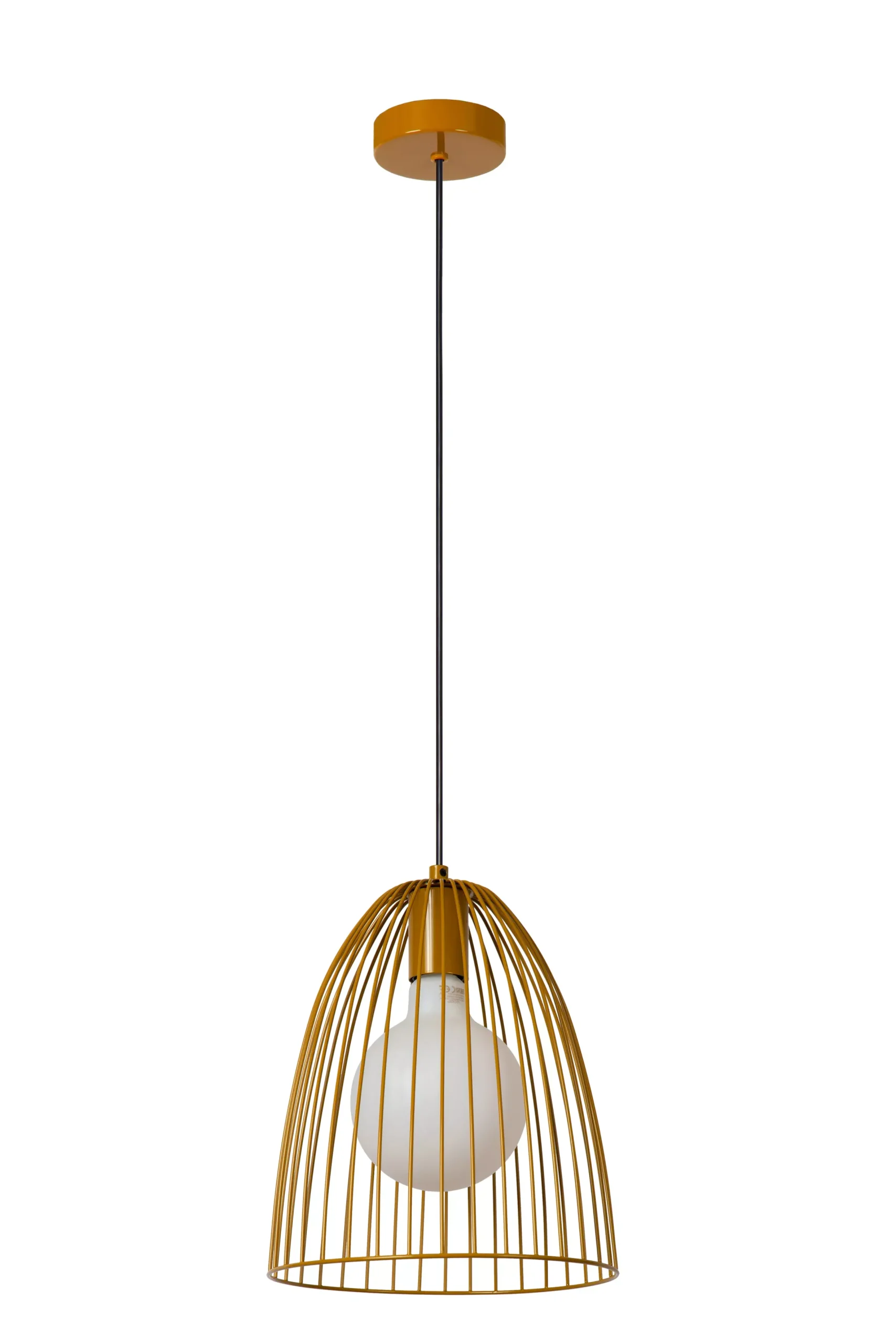 MACARONS - Hanglamp - Ø 24,5 cm - 1xE27 - Okergeel*Lucide Flash Sale