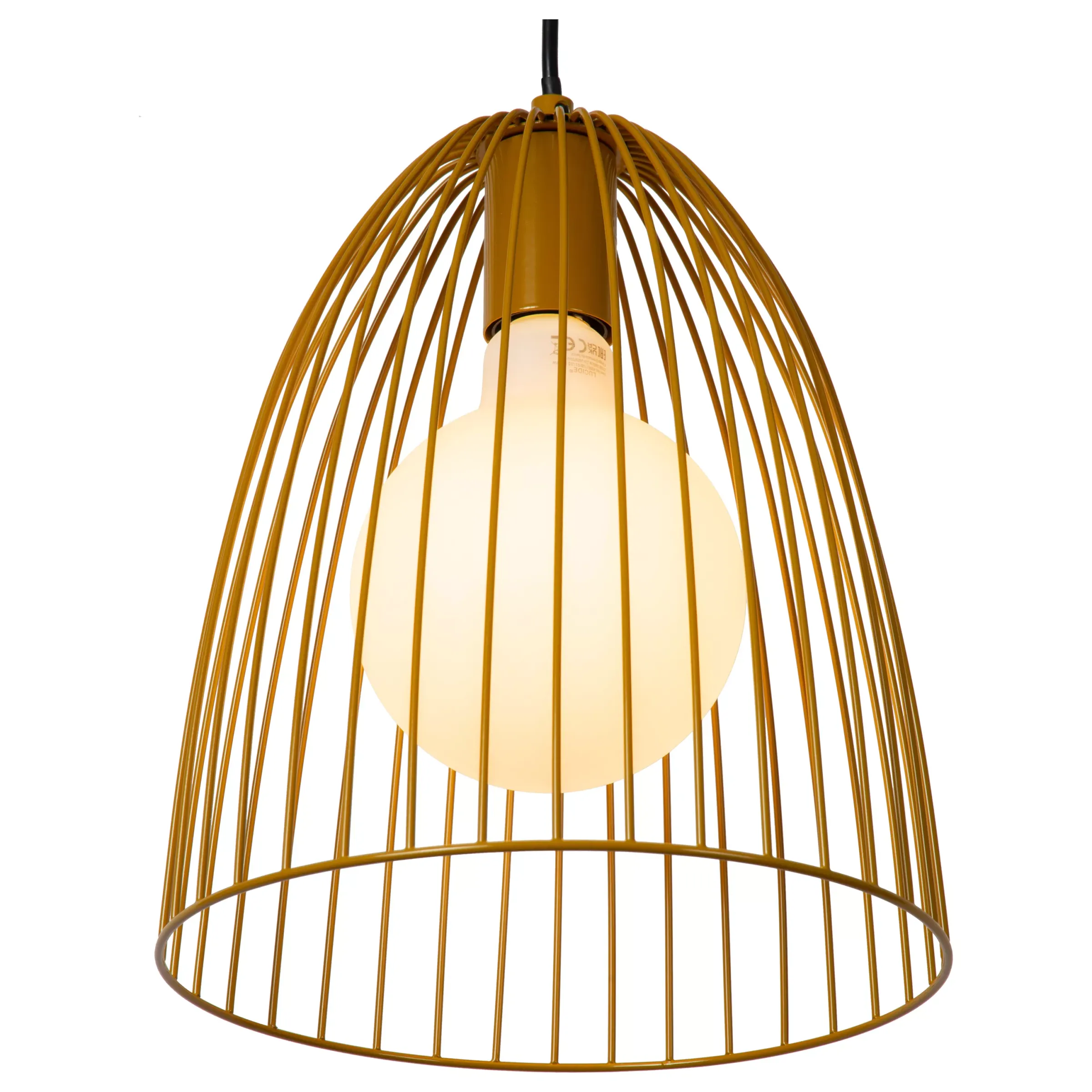 MACARONS - Hanglamp - Ø 24,5 cm - 1xE27 - Okergeel*Lucide Flash Sale