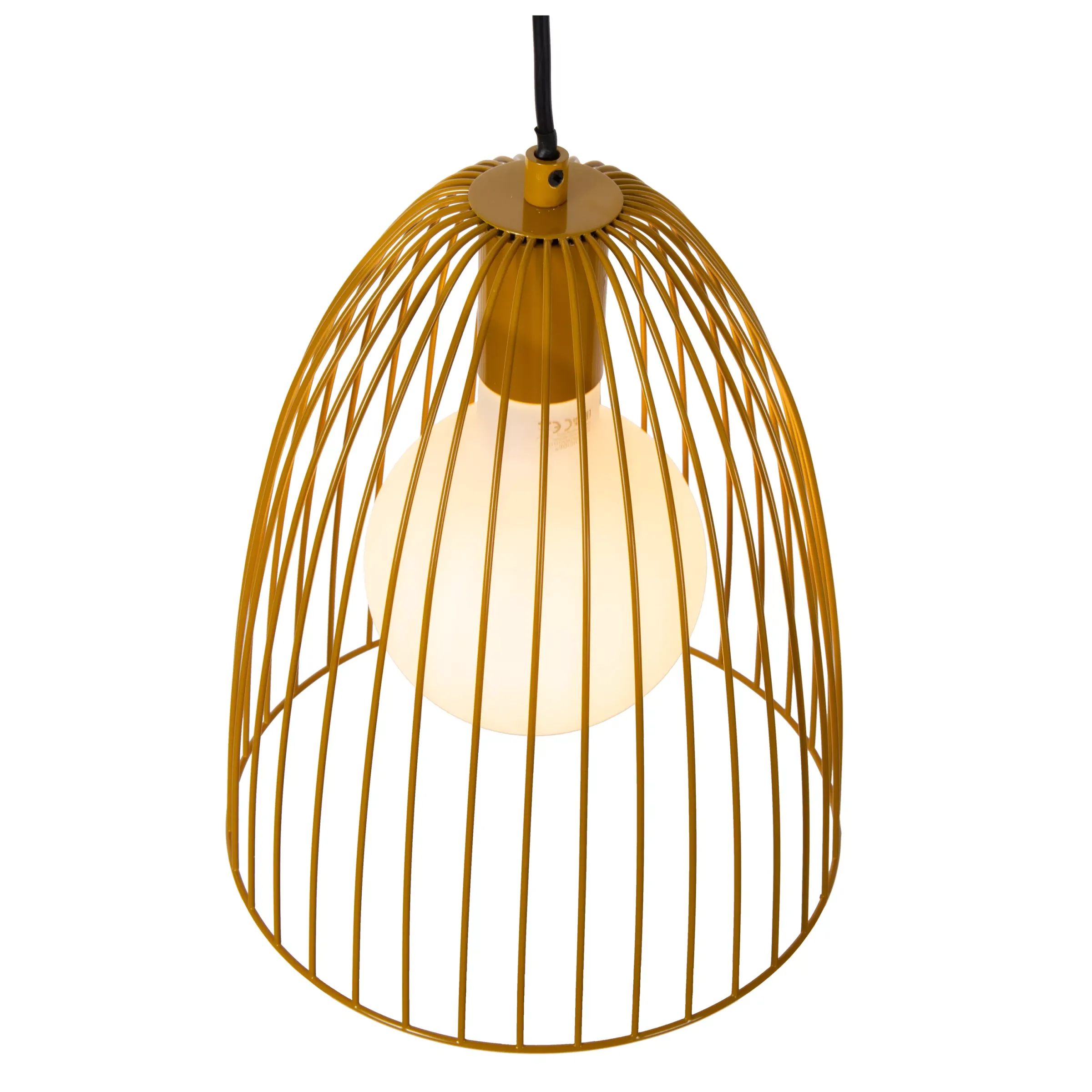 MACARONS - Hanglamp - Ø 24,5 cm - 1xE27 - Okergeel*Lucide Flash Sale