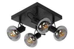 MADEE - Plafondspot - 4xE14 - Zwart*Lucide Store