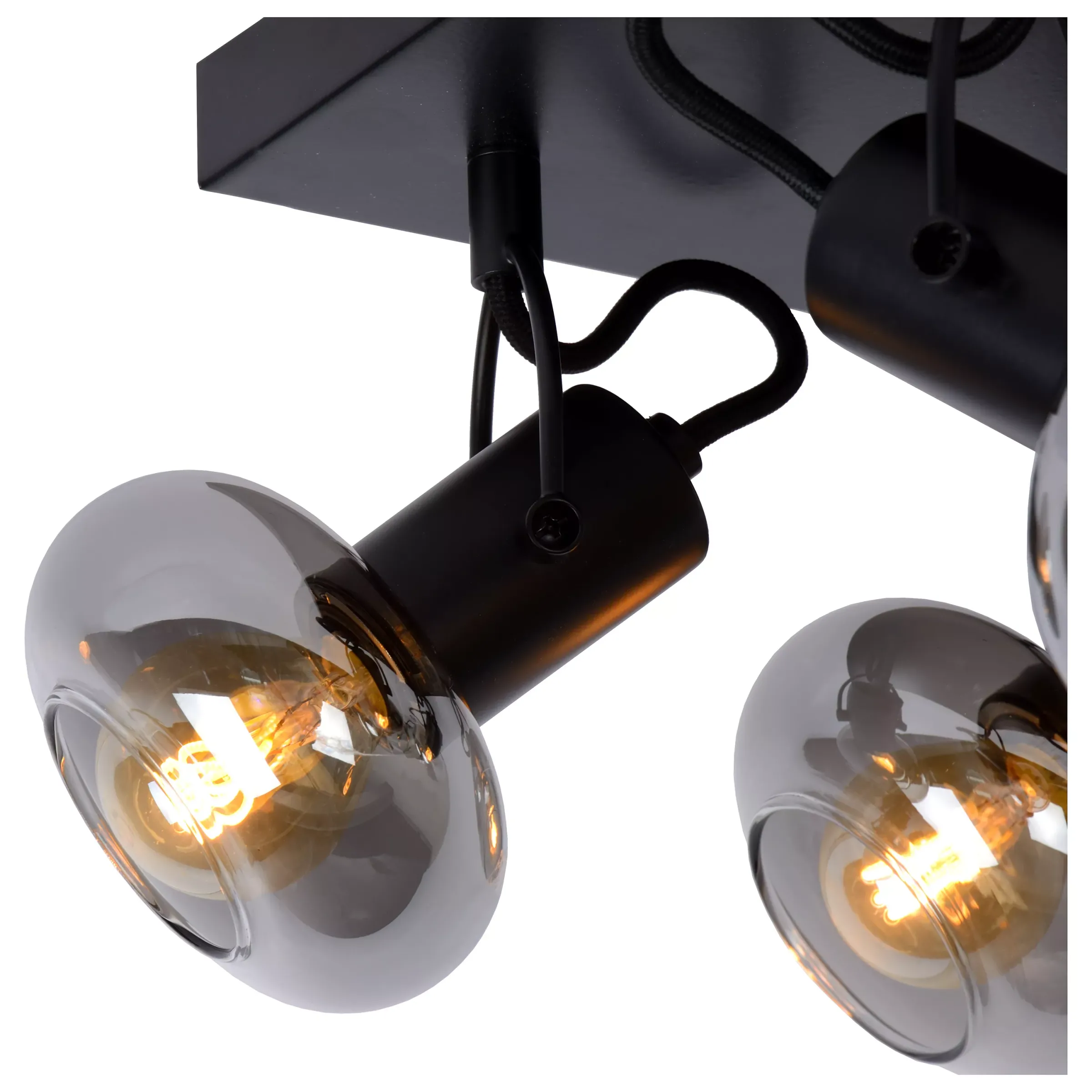 MADEE - Plafondspot - 4xE14 - Zwart*Lucide Store