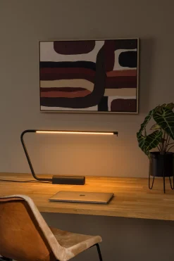 MADISON - Bureaulamp - LED Dim to warm - 1x6,5W 2600K/2800K - Zwart*Lucide Outlet