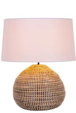 MADUKA - Tafellamp - Ø 45 cm - 1xE27 - Naturel*Lucide Best Sale