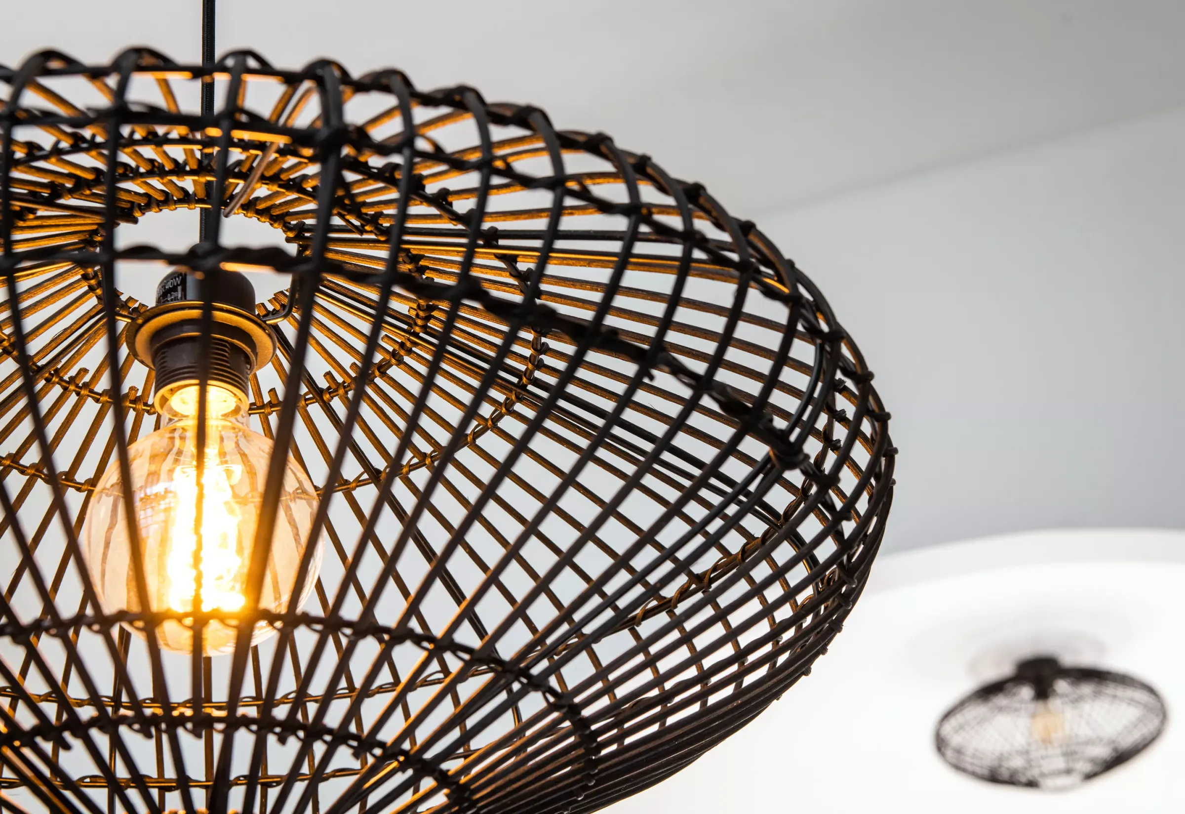MAGALI - Hanglamp - Ø 56 cm - 1xE27 - Zwart*Lucide Flash Sale