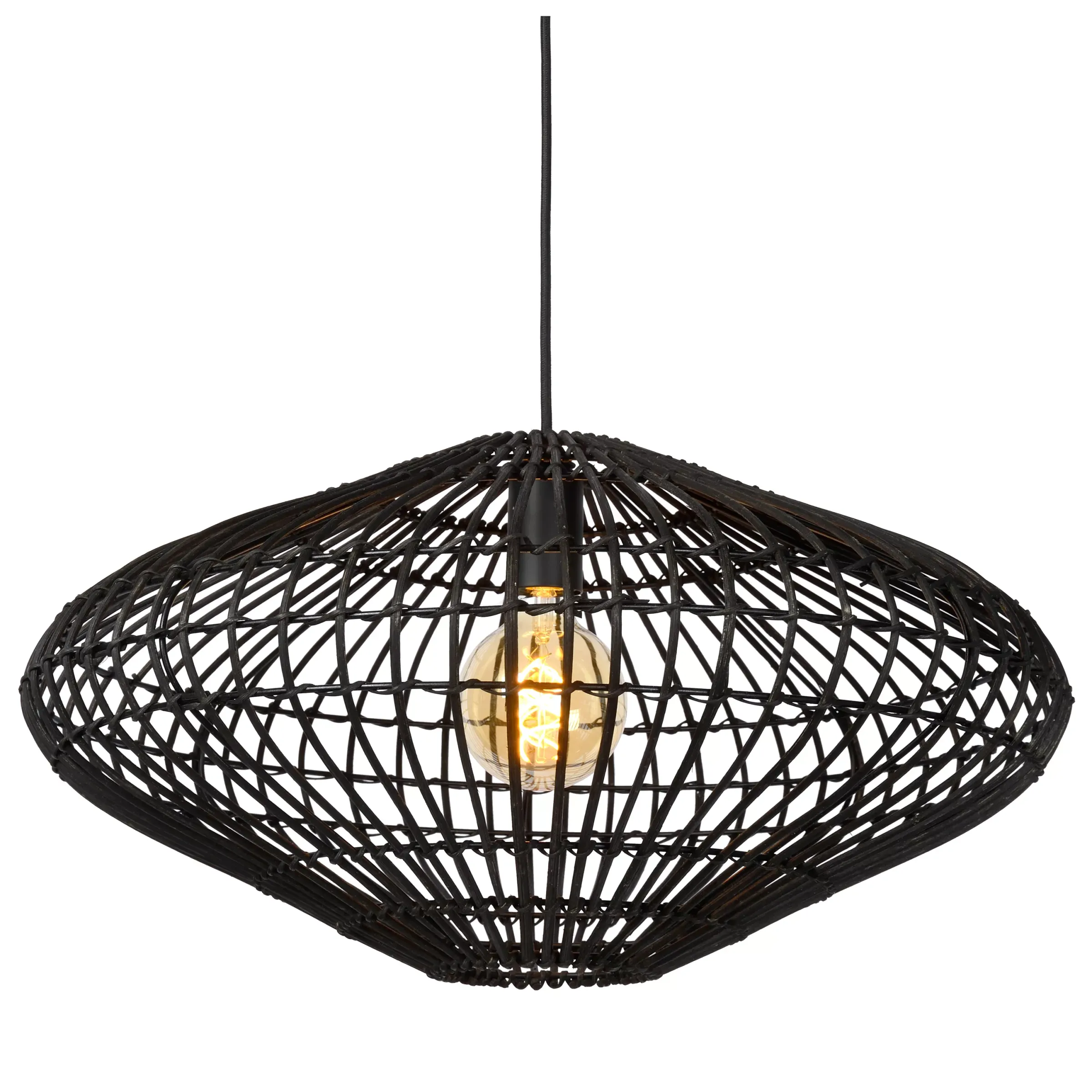 MAGALI - Hanglamp - Ø 56 cm - 1xE27 - Zwart*Lucide Flash Sale