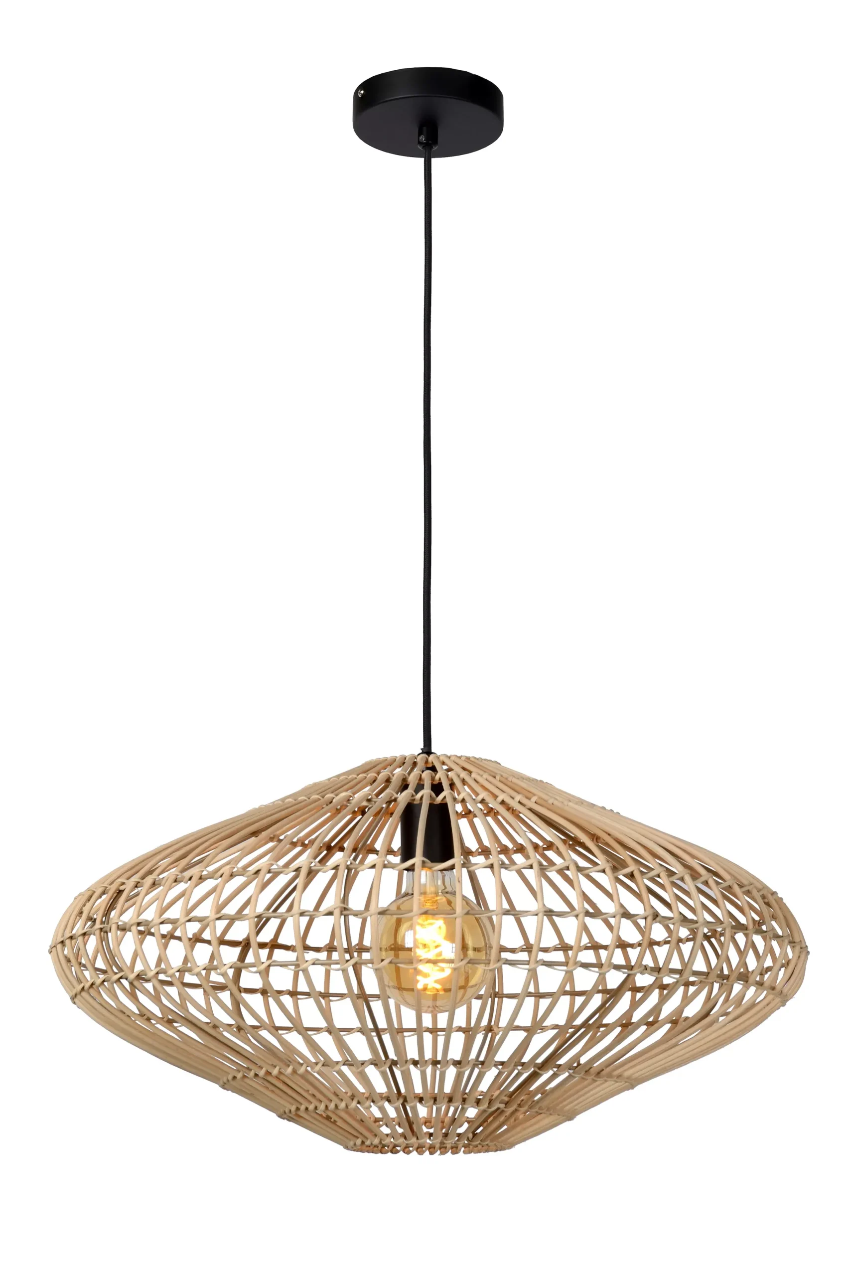 MAGALI - Hanglamp - Ø 56 cm - 1xE27 - Naturel*Lucide Outlet