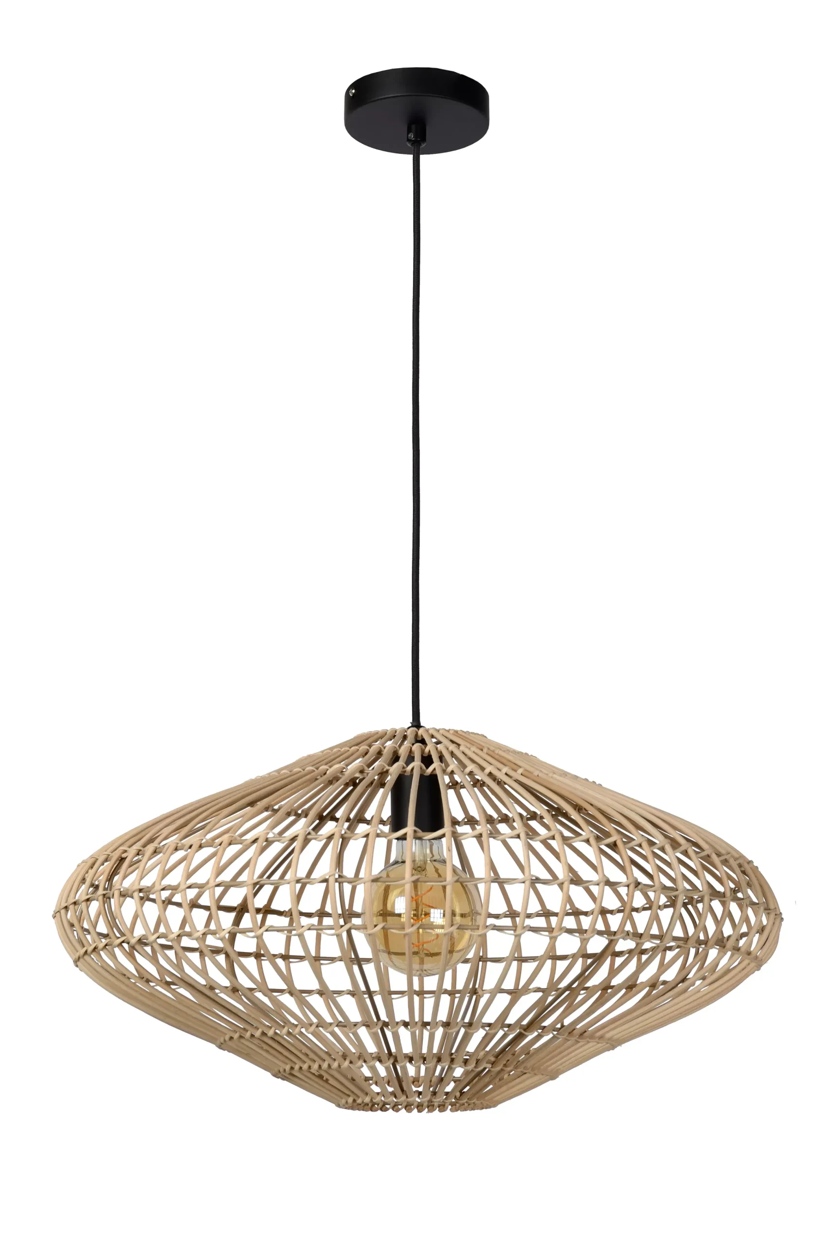 MAGALI - Hanglamp - Ø 56 cm - 1xE27 - Naturel*Lucide Outlet