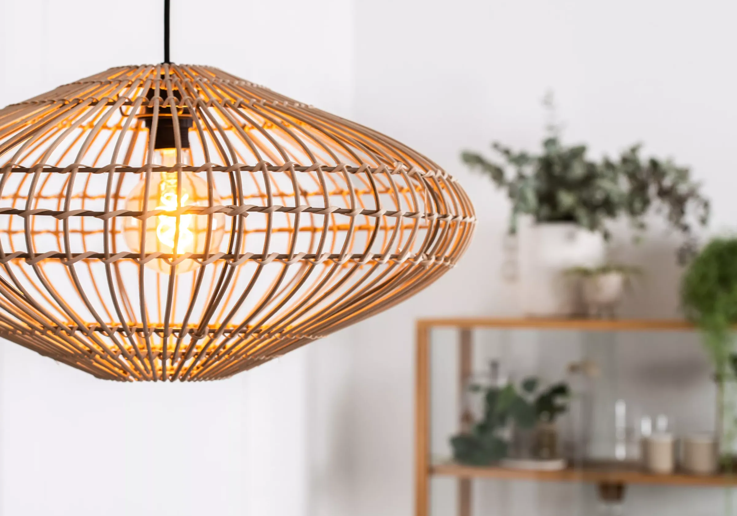 MAGALI - Hanglamp - Ø 56 cm - 1xE27 - Naturel*Lucide Outlet