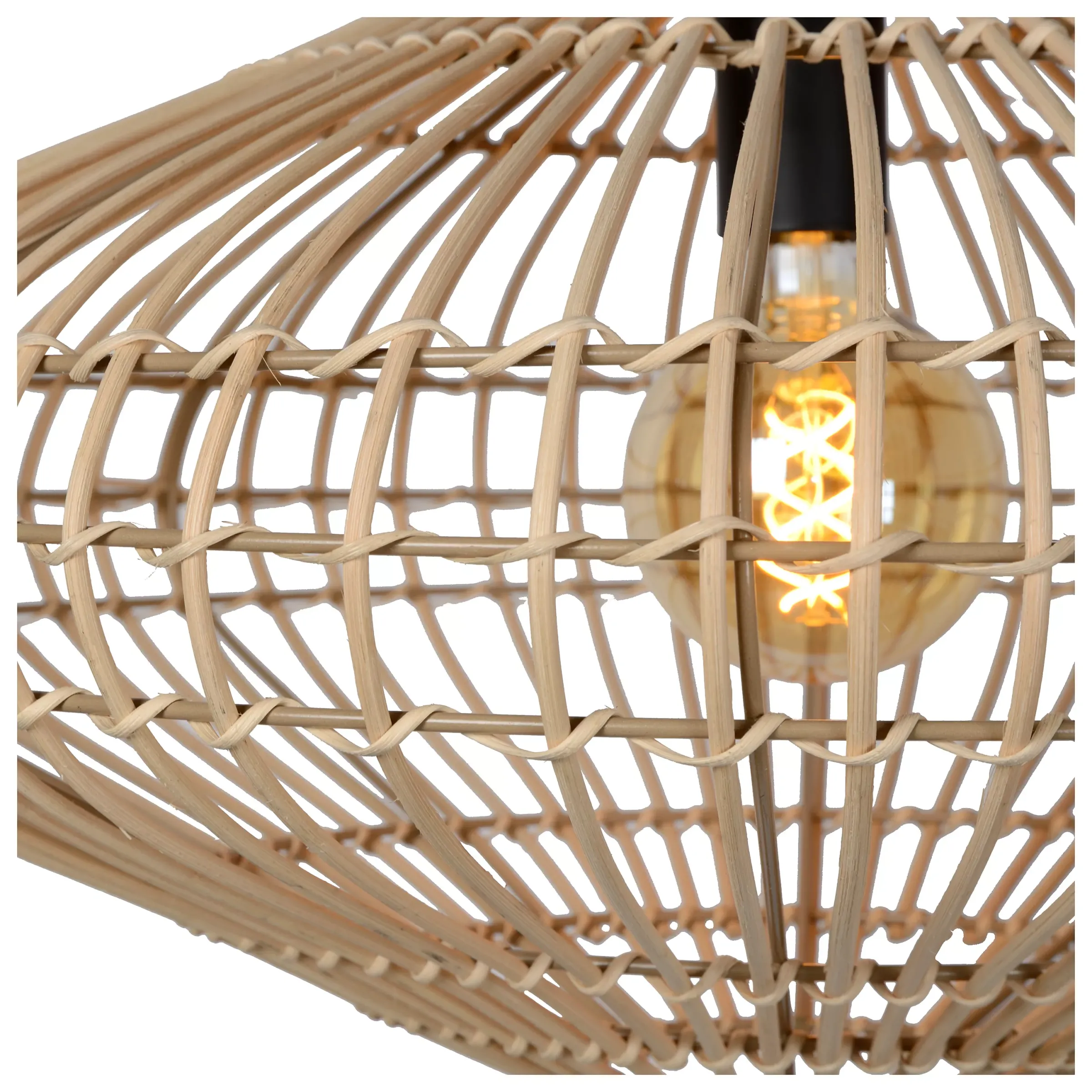 MAGALI - Hanglamp - Ø 56 cm - 1xE27 - Naturel*Lucide Outlet