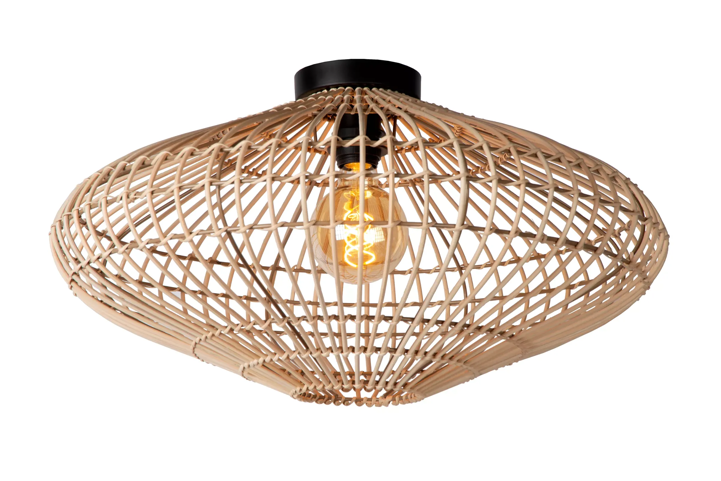 MAGALI - Plafonnière - Ø 56 cm - 1xE27 - Naturel*Lucide Best
