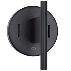 MAGIC - Wandlamp - 1xE27 - Met USB oplaadpunt - Zwart*Lucide Clearance