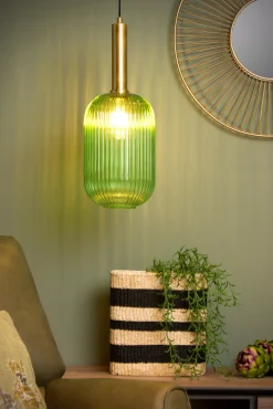 MALOTO - Hanglamp - Ø 20 cm - 1xE27 - Groen*Lucide Outlet