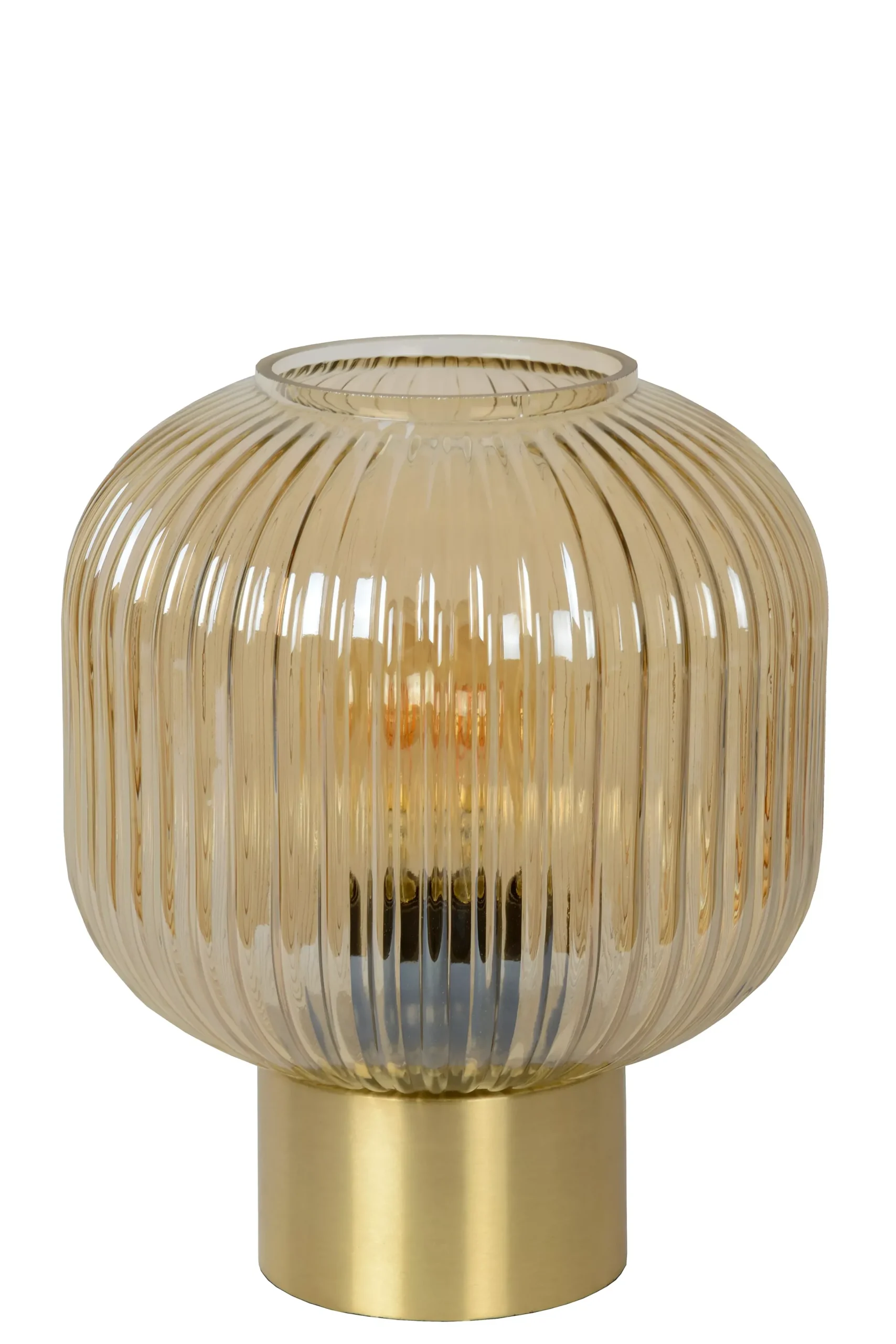 MALOTO - Tafellamp - Ø 20 cm - 1xE27 - Amber*Lucide Fashion