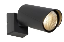MANAL - Wandspot / Wandlamp Binnen/Buiten - LED - 1x13W 3000K - IP65 - Antraciet*Lucide Hot