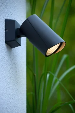 MANAL - Wandspot / Wandlamp Binnen/Buiten - LED - 1x13W 3000K - IP65 - Antraciet*Lucide Hot