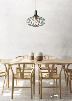 MANUELA - Hanglamp - Ø 50 cm - 1xE27 - Groen*Lucide Store