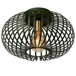MANUELA - Plafonnière - Ø 39,5 cm - 1xE27 - Groen*Lucide Cheap