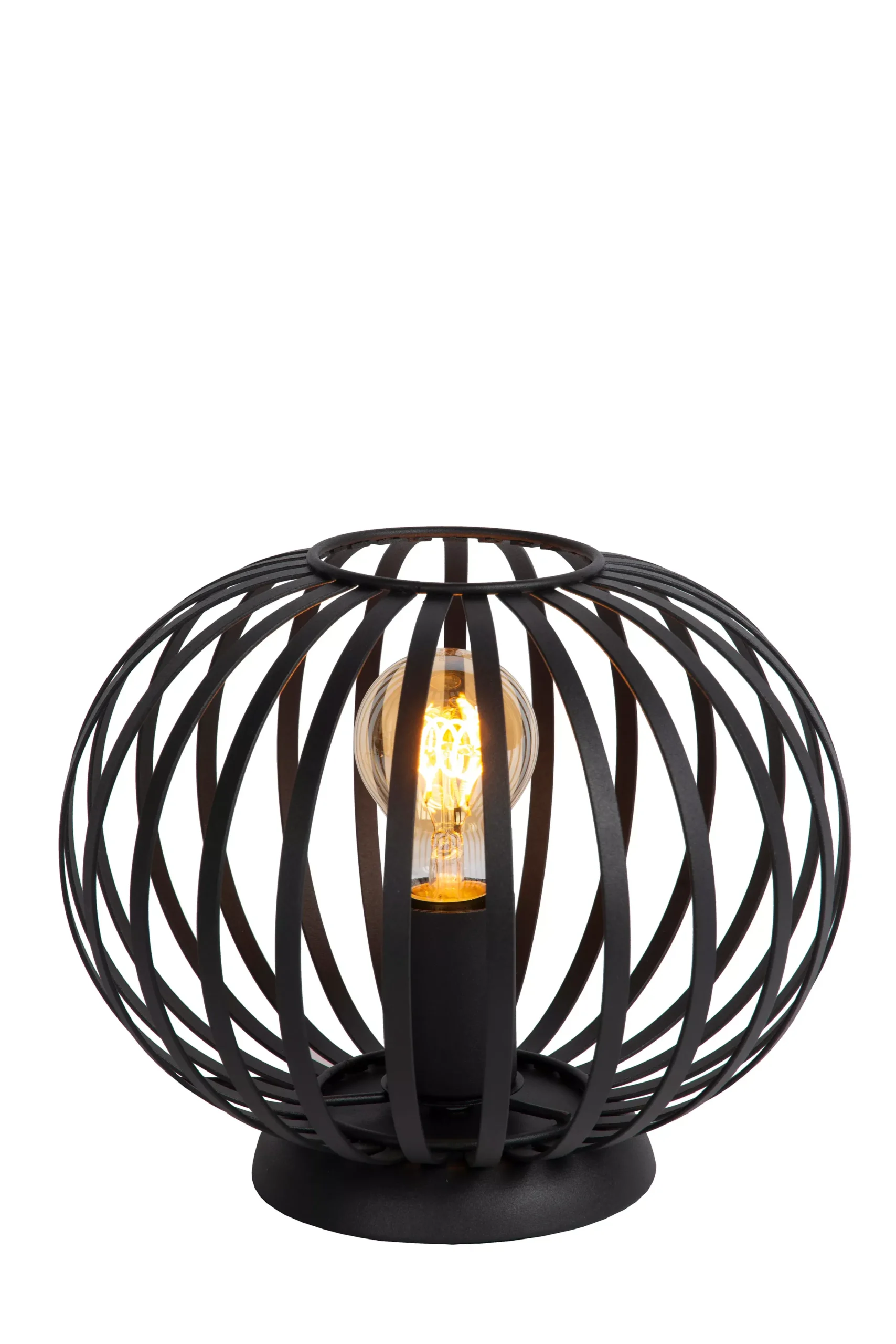 MANUELA - Tafellamp - Ø 25 cm - 1xE27 - Zwart*Lucide Hot